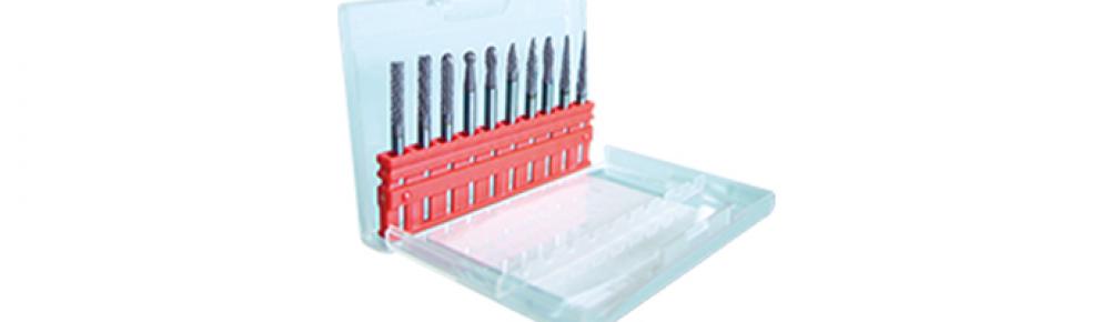 SET  Tungsten carbide burr uncoated, d=3mm, 10 pces