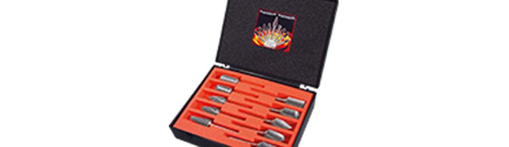 SET  Tungsten carbide burr uncoated, d=10+12mm, 10 pces