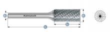 Karnasch 113011.005 - Tungsten carbide burr - Uncoated