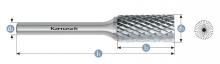 Karnasch 113014.050 - Tungsten carbide burr - Uncoated
