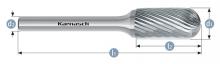 Karnasch 113020.022 - Tungsten carbide burr - Uncoated