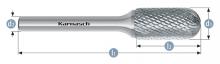 Karnasch 113022.025 - Tungsten carbide burr - Uncoated
