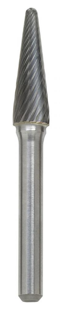 STM SL-41 1/8&#34; x 1/8&#34; Shank 14Âº Taper With Radius End Carbide Standard Cut Burr