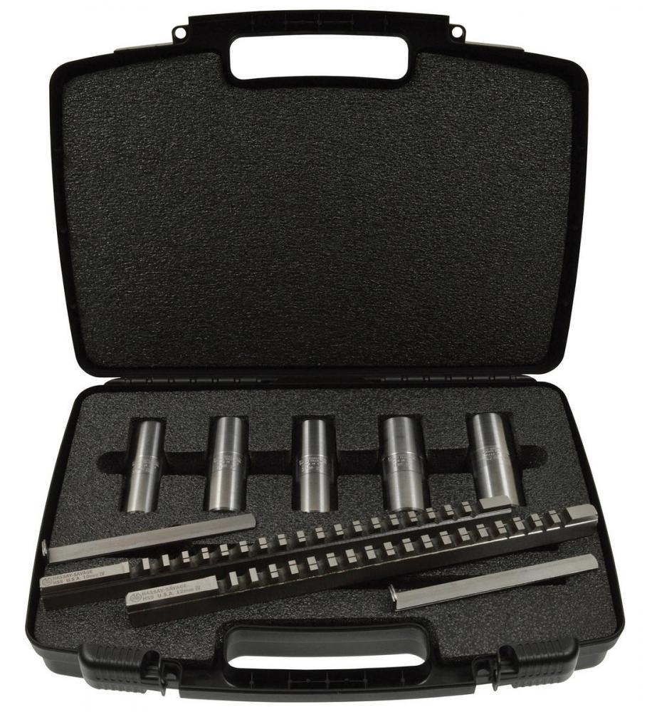 Hassay-Savage #1 8pc Key Broach Set With Collared Bushings