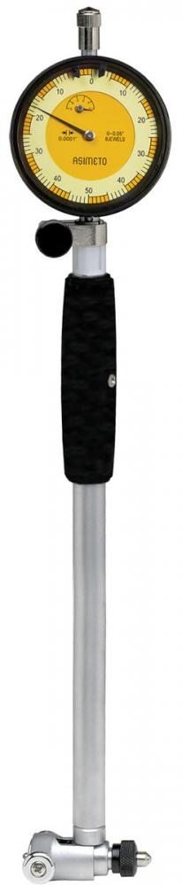 Asimeto 7483121 0.4&#34; - 0.7&#34; x 0.0001&#34; Dial Bore Gauge With Plate Guide And Fixed
