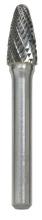 Sowa Tool 170-100 - STM SF-42 1/8" x 1/8" Shank Tree Radius End Carbide Double Cut Burr