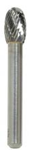 Sowa Tool 170-160 - STM SE-41 1/8" x 1/8" Shank Oval Shaped Carbide Double Cut Burr