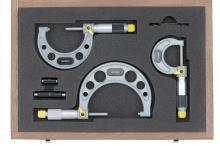Sowa Tool 7101637 - Asimeto 7101637 0-3" x 0.0001" 3pc Outside Micrometer Set