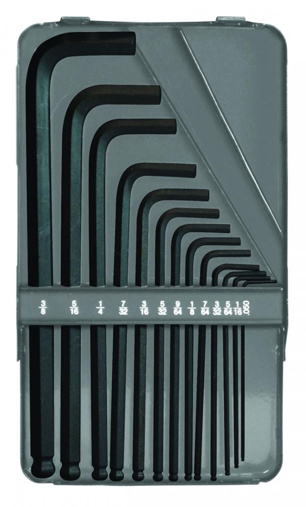 BONDHUS 13PC (.050 - 3/8) BPT L-KEY SET - METAL BOX