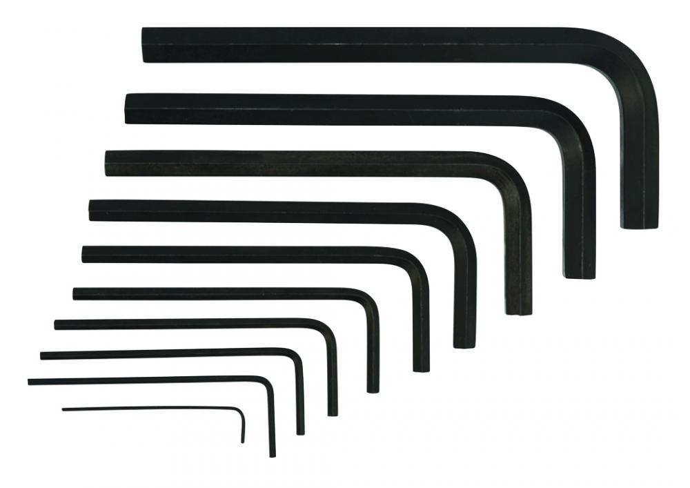 BONDHUS 10PC (.035-1/4 NO 7/64 9/64) S KEY SET - POUCH