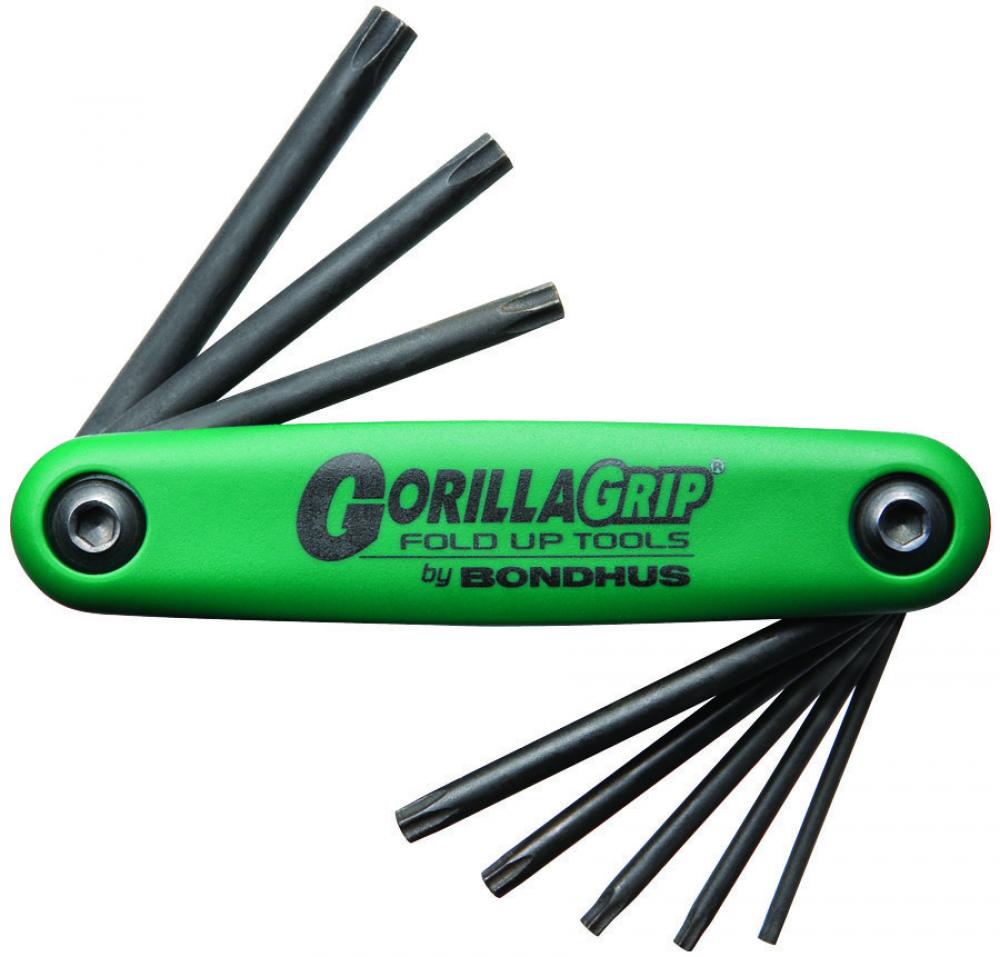 BONDHUS 8PC (TR9 - TR40) TAMPER RESISTANT FOLDUP