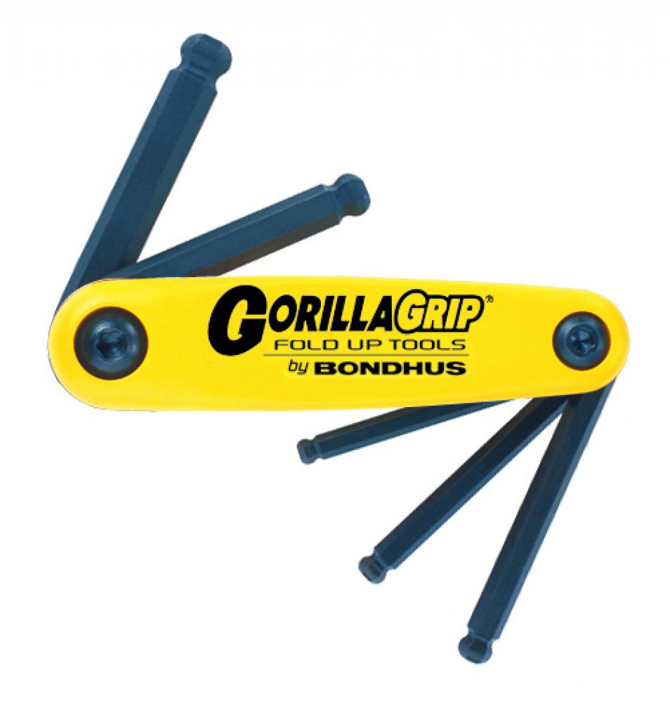 BONDHUS 6PC (3/16 - 3/8) BALLPOINT FOLDUP
