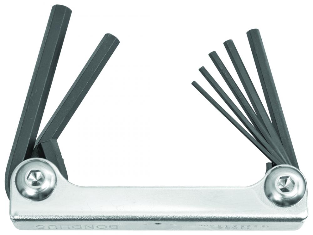 BONDHUS 7PC (1.5 - 6M) HEX METAL FOLDUP