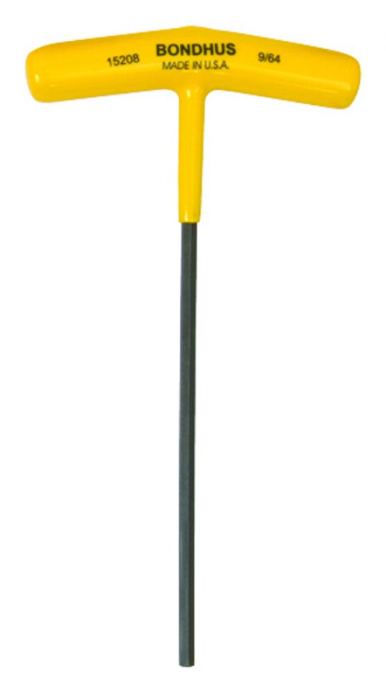 BONDHUS 9/64 X 6&#34; HEX T-HANDLE