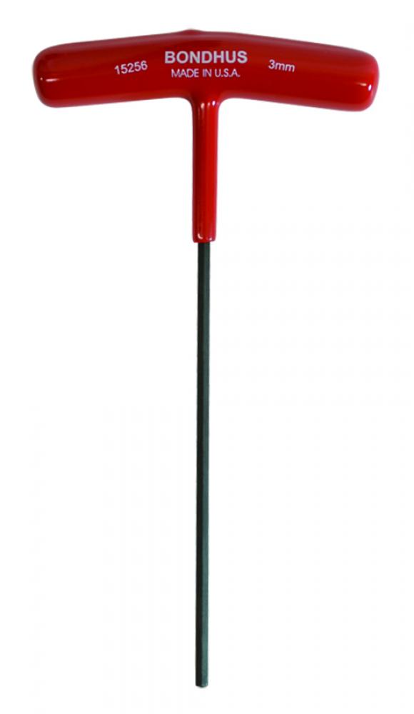 BONDHUS 3MM X 6&#34; HEX T-HANDLE