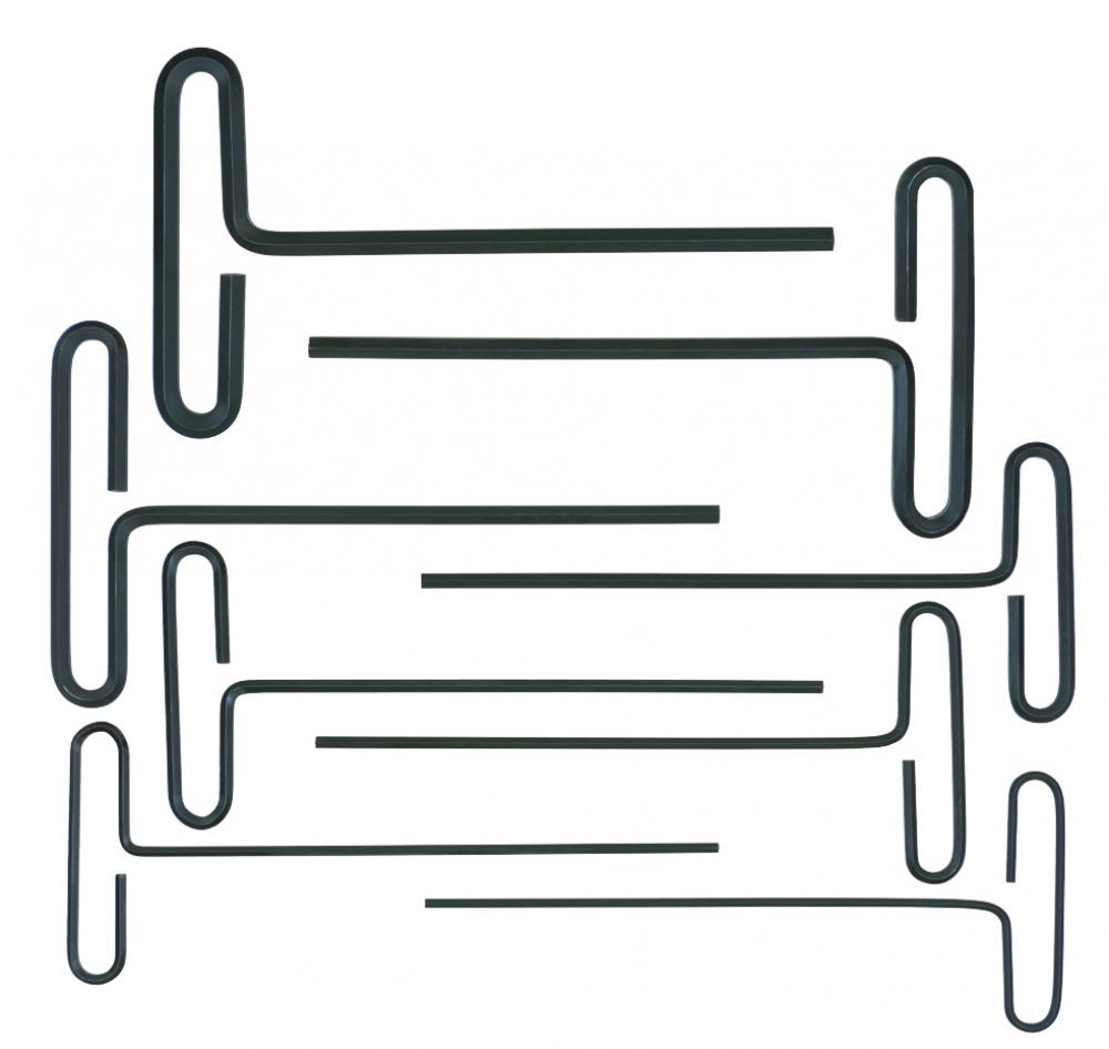 BONDHUS 8PC 6&#34; LOOP HEX T-HANDLE SET (3/32 - 1/4&#34;)