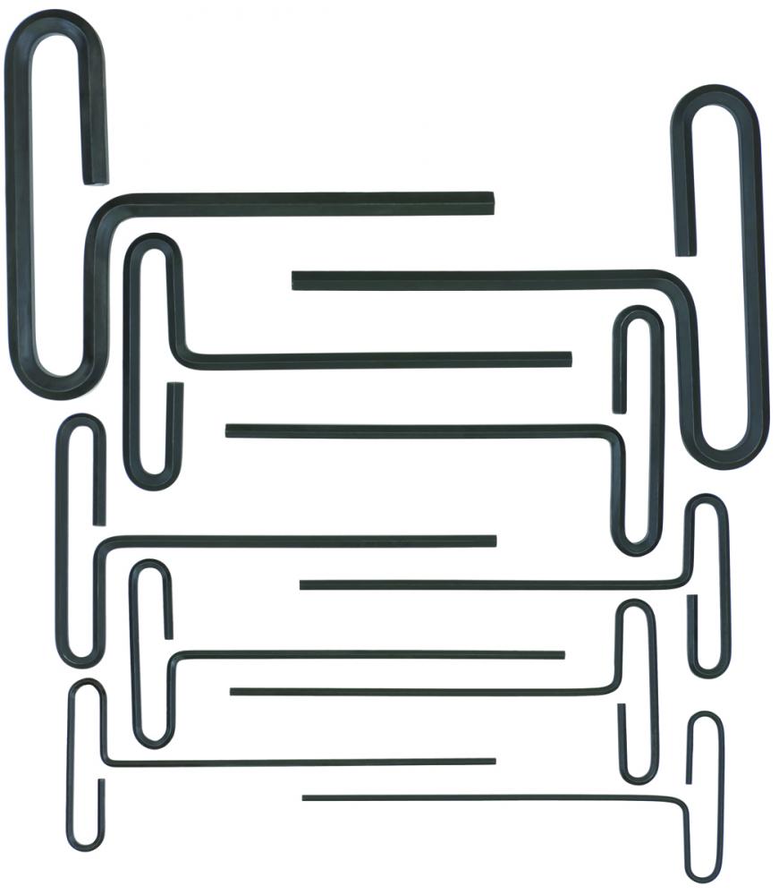 BONDHUS 10PC 6&#34; LOOP HEX T-HANDLE SET (3/32 - 3/8&#34;)