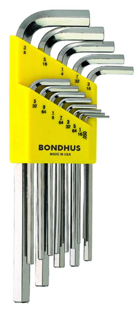 BONDHUS 13PC (.050-3/8) BRITEGUARD™ HEX SET