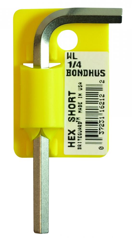 BONDHUS 1/4S BRITEGUARD™ HEX L-WRENCH  W / TAB