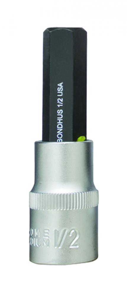 BONDHUS 1/2 X 2&#34; PROHOLD™ HEX BIT & 1/2 SOCKET