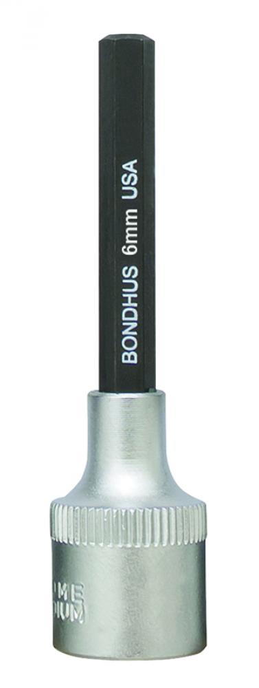 BONDHUS 6MM X 2&#34; PROHOLD™ HEX BIT & 3/8 SOCKET
