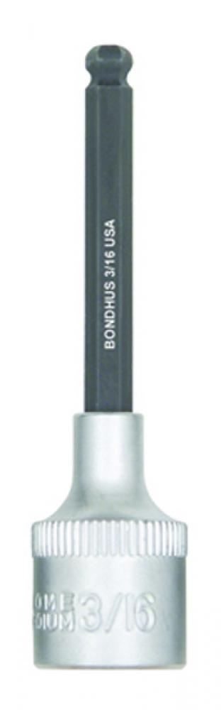 BONDHUS 3/16 X 2&#34; PROHOLD™ BALL BIT & 3/8 SOCKET