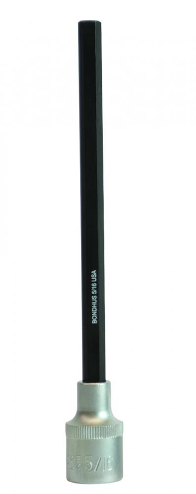 BONDHUS 5/16 X 6&#34; PROHOLD® HEX BIT & 1/2&#34; SOCKET