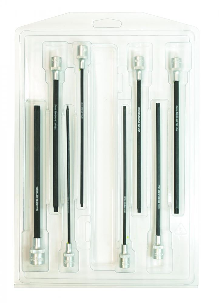 BONDHUS 8PC 6&#34; PROHOLD® STAR BIT SET (T8 - T40)