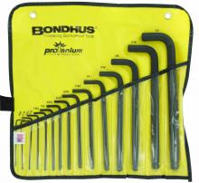 Bondhus 10935-BON - BONDHUS 15PC (.050 - 1/20 BPT L-KEY SET - POUCH