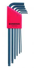 Bondhus 10946-BON - BONDHUS 6PC (1.5 - 5MM) BALLPOINT L-KEY SET