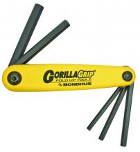Bondhus 12585-BON - BONDHUS 5PC (3/16 - 3/8) HEX FOLDUP