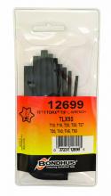 Bondhus 12699-BON - BONDHUS 9PC (T10-T50) STAR LONG HEX SET - POUCH