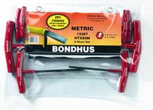 Bondhus 13387-BON - BONDHUS 8PC (2 - 10M) HEX T-HANDLE SET