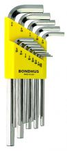 Bondhus 16137-BON - BONDHUS 13PC (.050-3/8) BRITEGUARD™ HEX SET