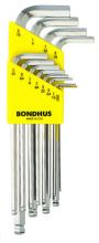 Bondhus 16936-BON - BONDHUS 12PC (.050-5/16") BRITEGUARD BALLPOINT L-WRENCH SET