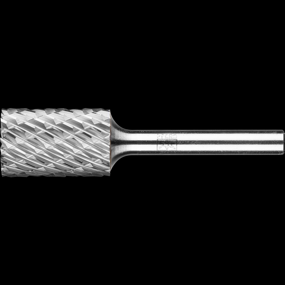 PFERD Carbide Bur SB-6 Cylindrical End Cut OMNI Double Cut 5/8&#34; x 1&#34; x 1/4&#34; Shank