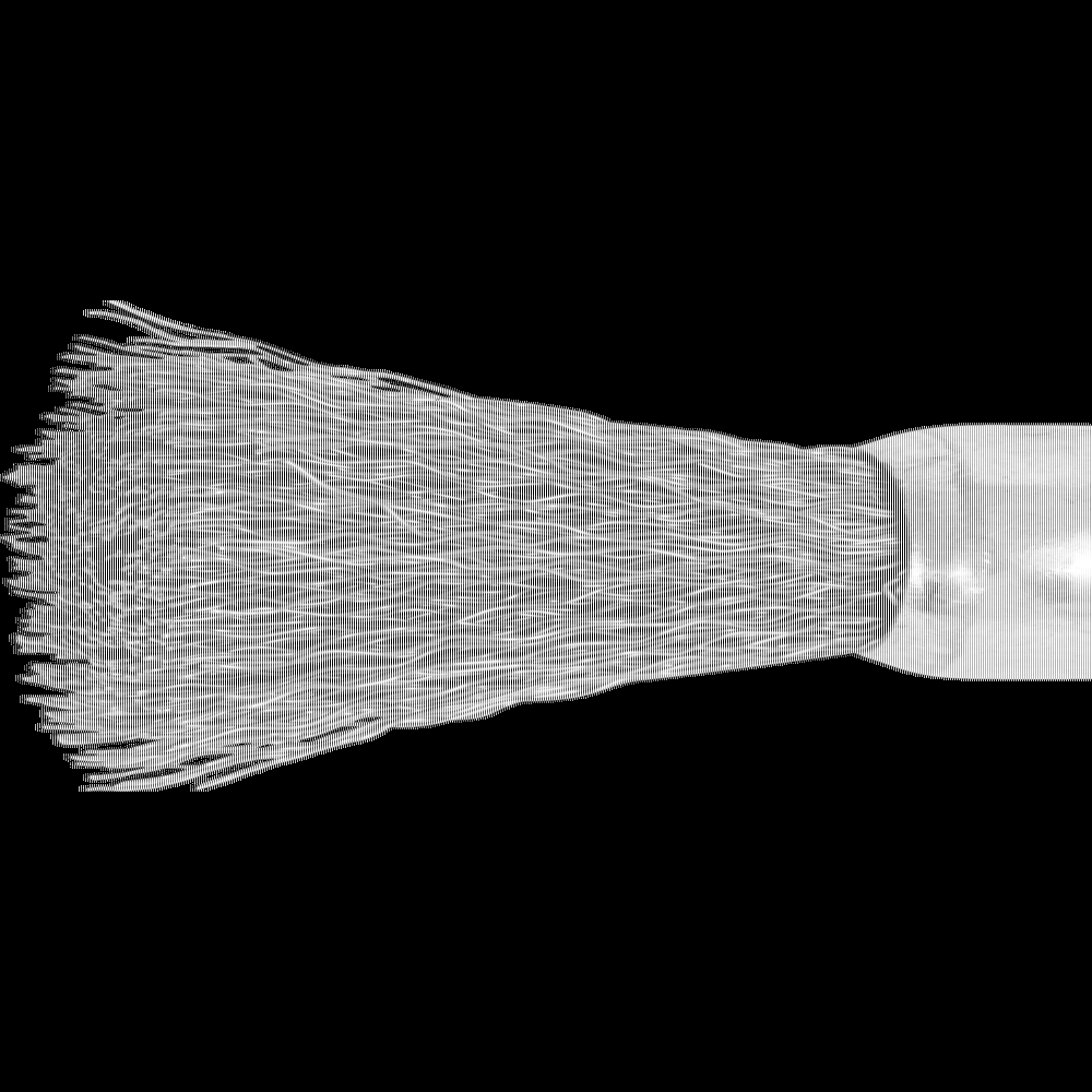 PFERD Crimped Wire End Brush 1/2&#34; Dia. .010 Carbon Steel 1/4&#34; Shank
