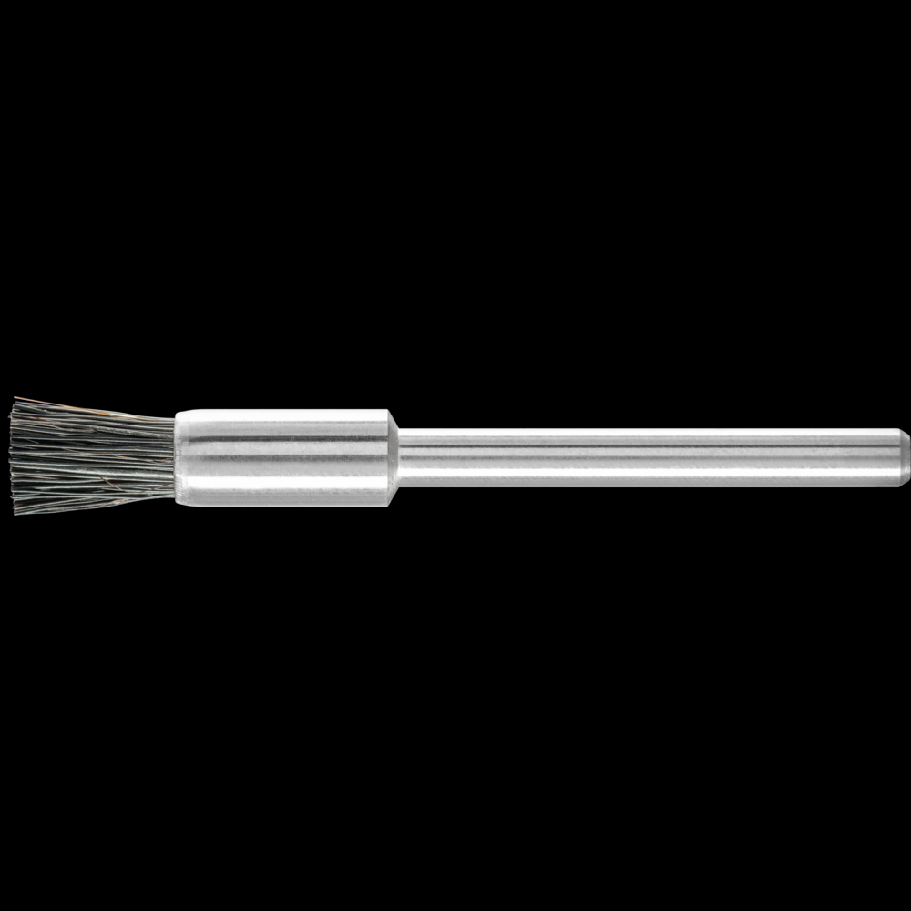PFERD Miniature End Brush 1/4&#34; Dia. Stiff Bristle 1/8&#34; Stem