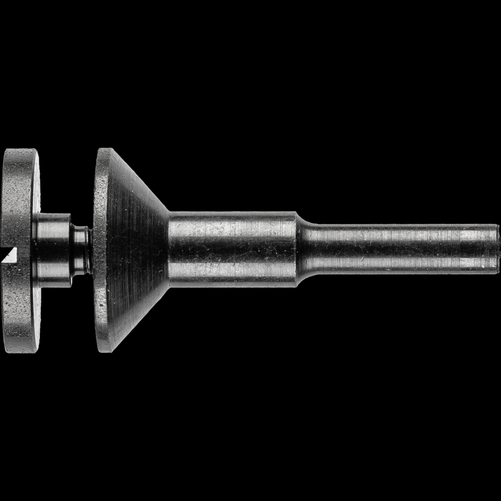 PFERD Die Grinder Cut-off Wheel Mandrel, 1/4&#34; shank, 3/8&#34; arbor, 1&#34; flange