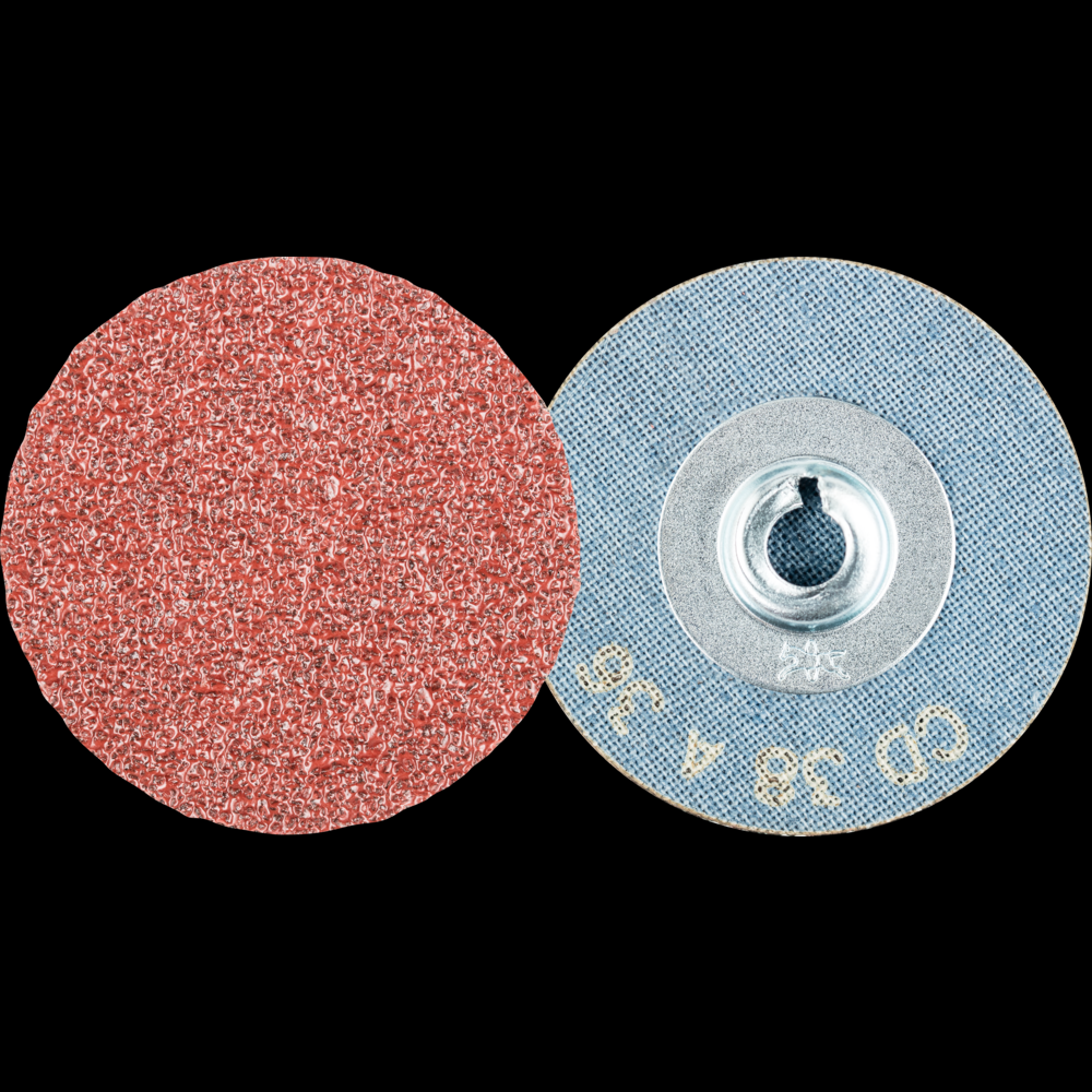 PFERD COMBIDISC® Abrasive Disc, 1-1/2&#34; Dia, Type CD, 36 Grit, Aluminum oxide