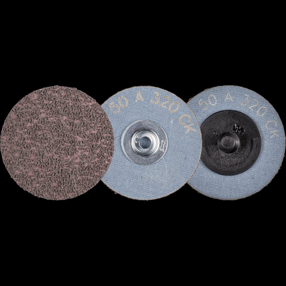 PFERD COMBIDISC® Abrasive Disc, 3&#34; Dia, Type CD, 400 Grit,Aluminum oxide Compact Grain