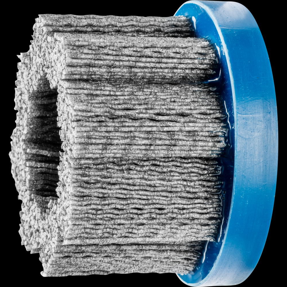 PFERD M-BRAD® Disc Brush 3&#34; Dia. .040/120 Grit Silicon Carbide 7/8&#34; Arbor
