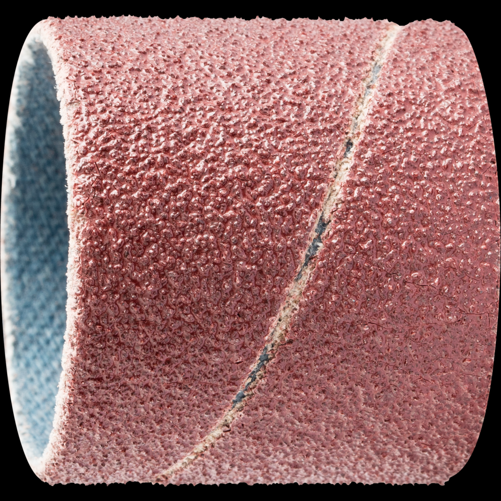 PFERD Spiral Band, 1&#34; x 1, Cylindrical Shape, 80 Grit, Aluminum oxide