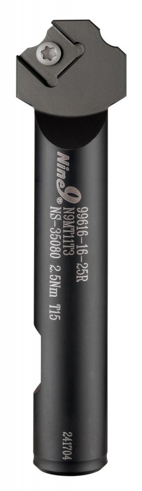 Nine9 Indexable Corner Rounding Tool Holder (00-99616-16-25R), 16mm Shank