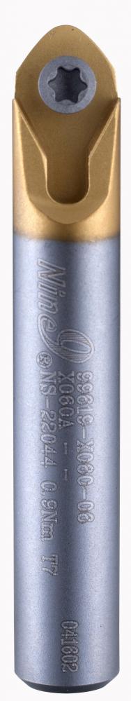 Nine9 Indexable Engraving Tool Holder (00-99619-X060-06), 6mm Solid Carbide Shank