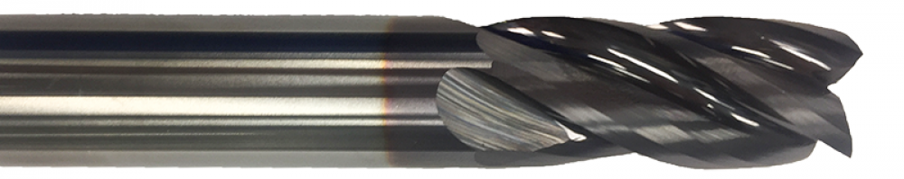 12.00mm X 35 X 100 X 12 TiAlN-F Coated Ball Nose End Mill,  Extra Long Shank