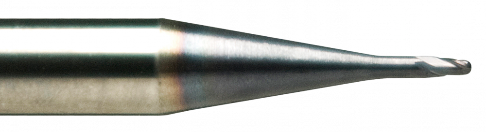 3.0mm X 6 X 75 X 6 TiAlN-X Coated Ball Nose End Mill, Extra Long Shank