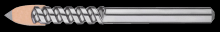 Cle-Line C20718 - Glass and Tile Carbide-Tipped Drill