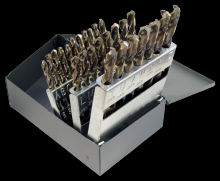 Cleveland C00986 - NAS907 Type J Heavy-Duty Cobalt Jobber Length Drill Set