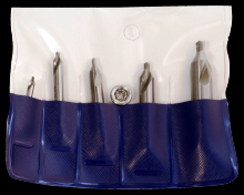 Cleveland C00944 - Stub Length Center Drill 5-Piece Set - Plain Type